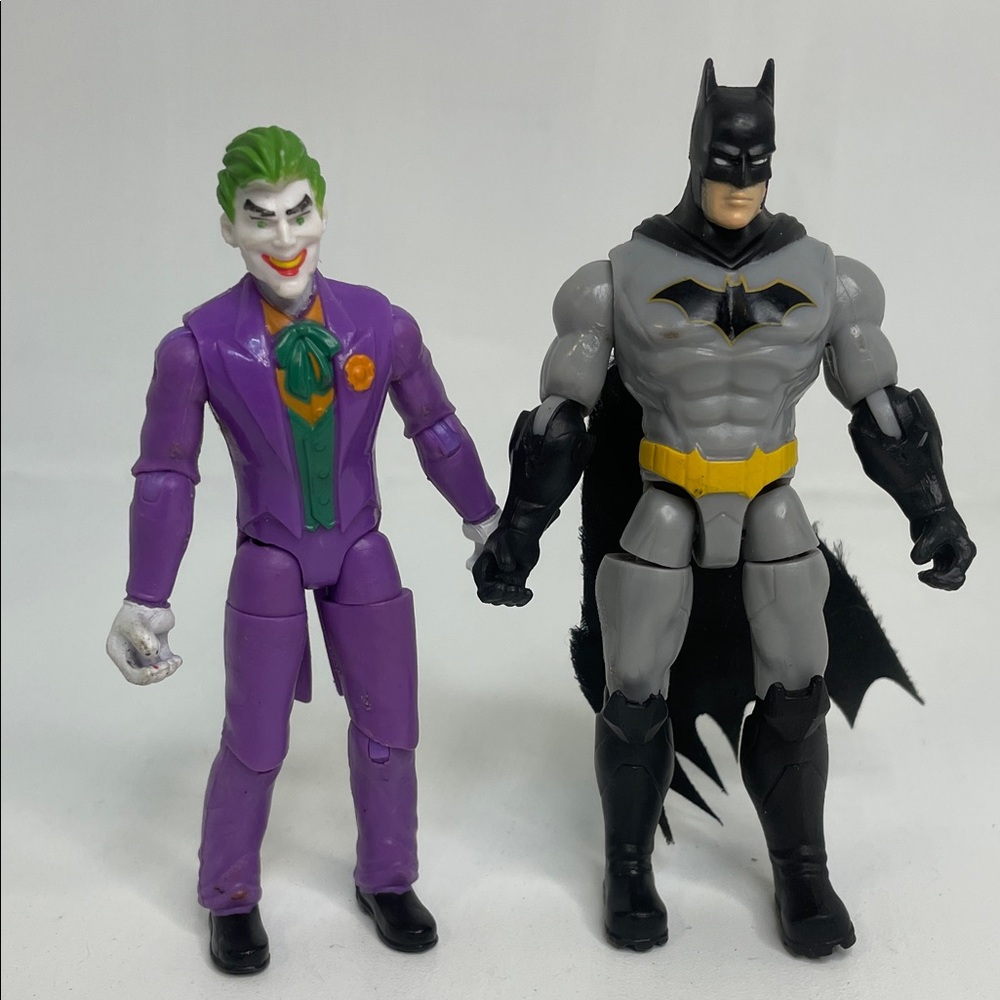 Spin Master DC Comics Batman and The Joker action figures.